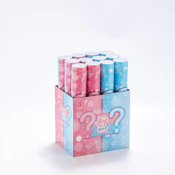 Party Popper Celebration Reveal Smoke Confetti Cannon Shooter Eco Friendly