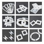 Custom Die-Cut High Temperature Pressure Silicone Rubber Gasket Seals 3M Self