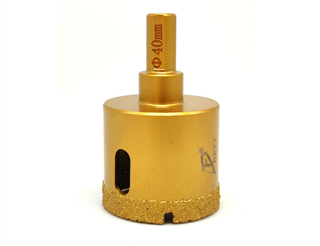 Hole Saw 5mm Vacuum Brazed Core Drill Bit Porcelain Diamond Tools Triangle Shank