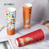 Buy cheap Printed Reusable Festival Paper Coffee Cup Round Shape from wholesalers