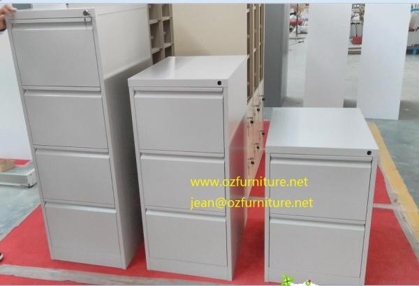 Buy cheap To offer white coler vetical filing cabinet/knocked down structure/powder coating treatment/anti-tilt device from wholesalers