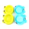 Buy cheap Double Bowls Pet Food Feeder Cute Modeling Frog Shape Easy Cleaning from wholesalers