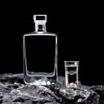 Glass 100ml 200ml Vodka Fruit Wine Rum Gin Whiskey 375 ml Bottle for Cosmetic