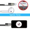 Buy cheap Two Way Headphone Jack Adapter / 3M Iphone Headphone Charger Splitter from wholesalers