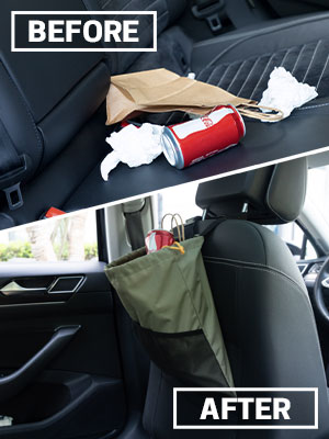 car garbage bag