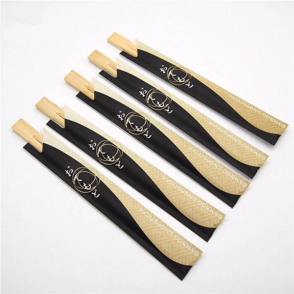 Buy cheap Sterile Sushi Bamboo Chopsticks Disposable With Paper Sleeve from wholesalers