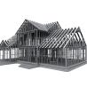 Buy cheap Portable Prefabricated Luxury steel structure modern design hotel light weight gauge steel frame light steel villa house from wholesalers