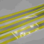 High Visibility Twill PET Backing Reflective Heat Transfer Vinyl Self Adhesive
