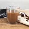 Buy cheap 300ml 350ml Hot Selling High Borosilicate Handle Heat Resistant Double Wall Clear Coffee Glass from wholesalers