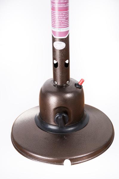 Buy cheap 2m Fire Sense Hammer Tone Bronze Commercial Patio Heater , Outdoor Bar Heater 17.0kgs from wholesalers