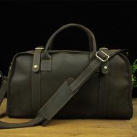 Buy cheap Real Leather Duffel Bags Crazy Horse Leather Luggage Bag for Travel LB02 product