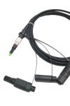 SLIM Fiber Optic Equipment FTTH Mini-SC APC IP68 Level Outdoor Cable Waterproof