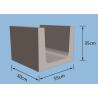 Buy cheap Reusable Plastic Drain Mould Concrete Cables Channel Blocks Molds Easy Release from wholesalers