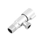 Sturdy OEM Angle Water Valve Plated For Home Bathroom 10*5.5*3.5