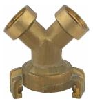 Buy cheap ISO9001 / TUV Garden Hose Connectors  Y Three Way Female Thread from wholesalers