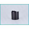 Buy cheap Glossy Black Disc Top Bottle Cap Lids 28/410 Smooth Closure For Hair Cleaner from wholesalers