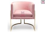 0.42cbm Restaurant Dining Chair Velvet Upholstered Low Back