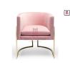 Buy cheap 0.42cbm Restaurant Dining Chair Velvet Upholstered Low Back from wholesalers