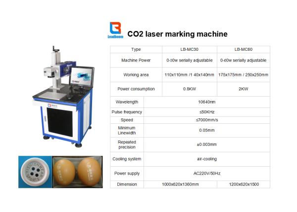 Buy cheap Laser marking Machine or Co2 Laser Machine For Printing Plate / Leather from wholesalers