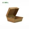 Buy cheap Single Tongue Eco Friendly Takeaway Packaging Recycled Kraft Paper 1600ml from wholesalers