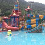 OEM / ODM Splash Outdoor Water Play Equipment With Spiral Slide