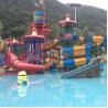 Buy cheap OEM / ODM Splash Outdoor Water Play Equipment With Spiral Slide from wholesalers