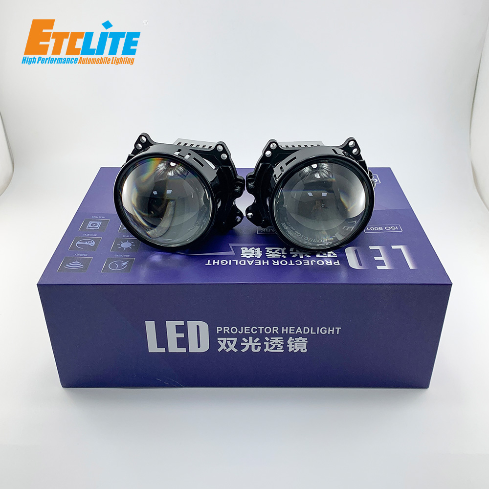 6000K LED Projector Lens , H4 9003 HB2 Bi Led Laser Projector