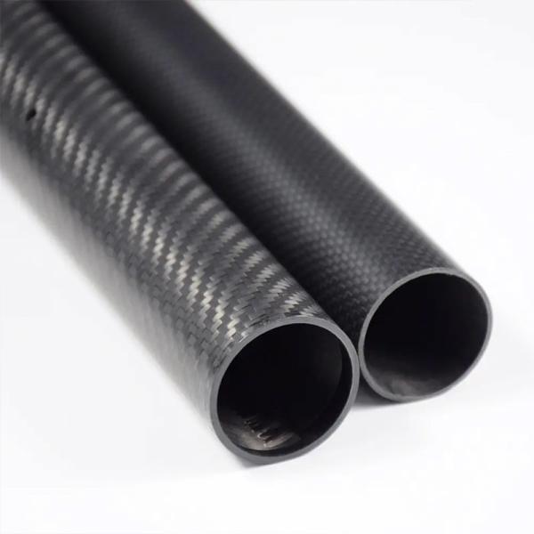Buy cheap Carbon Fiber Tube 25mm x 23mm x 500mm 3K Roll Wrapped 100% Carbon Fiber Tube Glossy Surface from wholesalers