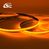 Buy cheap Electroplate COB 24v COB 320Ds 8mm Ra 85 Golden Yellow Light Strip for Home product