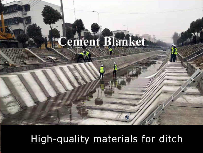 Modern 10mm Sell Canals Ditches Pressure-resistant Concrete Blanket