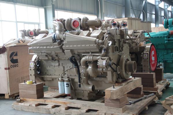 Buy cheap 1200HP Turbocharged 12 Cylinder Diesel Engine , 12 Cylinder Cummins Engine KTA38-M2 from wholesalers