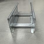 50mm-1000mm Hot Dip Galvanized Cable Tray Customized For Indoor Outdoor