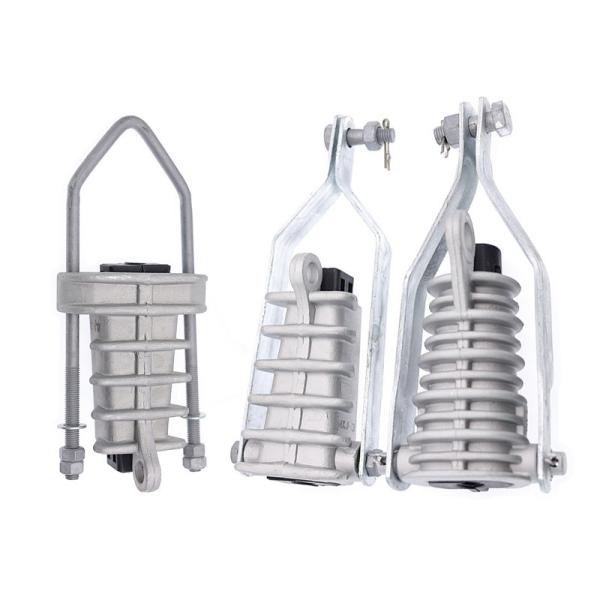 Buy cheap Wedge Strain Clamps For Insulation Cable Overhead Line Tension Anchoring from wholesalers