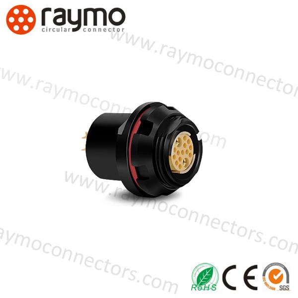 Buy cheap Female Industrial M12 Connector With 2-12 Contacts from wholesalers
