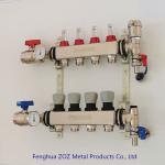 Stainless Steel UFH 4-Port Manifolds for Underfloor Heating systems
