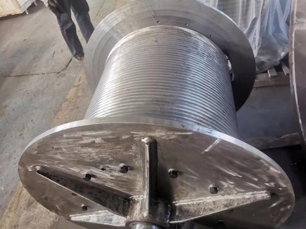 Buy cheap Alloy Steel 300m Grooved Cable Drum Tower Crane Electric from wholesalers