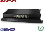 FC UPC Fiber optic media converter Video Over Fiber Media Converter Rack