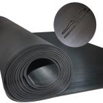 4mm Thick Corrugated Fine Rib Rubber Runner Mats Waterproof For Hallways