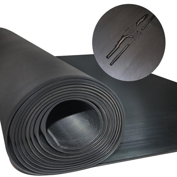 Buy cheap 4mm Thick Corrugated Fine Rib Rubber Runner Mats Waterproof For Hallways from wholesalers