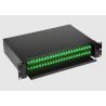 Buy cheap Multimode 2U 1.0mm 48 Port Fiber Optic Patch Panel from wholesalers