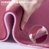 Buy cheap Purplish Red Sport Yoga Mat Extra Thick 10mm TPE Wear Resistance from wholesalers