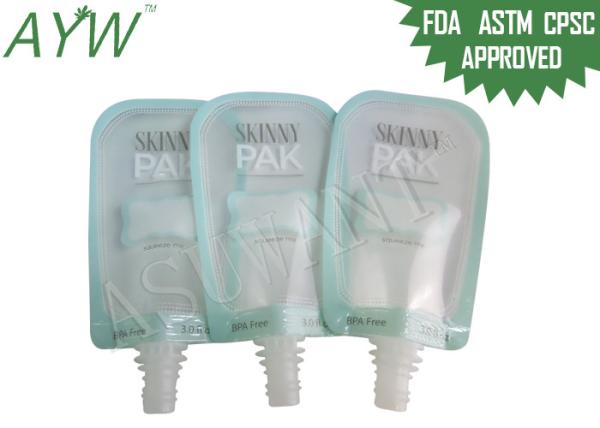 Buy cheap 3.0 FL OZ BPA Free Plastic Liquid Spout Bags Travel - Friendly For Cosmetic Packing from wholesalers
