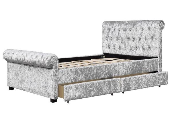 Buy cheap King size Chesterfield tufted storage bed with four drawers from wholesalers