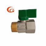 Round DN10 OEM Nake Female Thread Brass Ball Valve