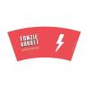 Buy cheap Red 7oz Yibin Paper Cup Fan FSC Single PE Coated Paper Roll from wholesalers
