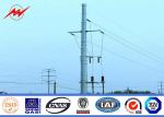 Steel Electrical Power Pole Line Fitting Overhead Cross Arm / Angle Steel Cross