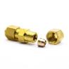 Buy cheap CA360 Brass Male Female Compress Double Barrel Tube Union Straight Fitting Suitable for Temperature Range -65°F to 250°F from wholesalers