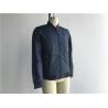 Buy cheap Mens Navy Color Nylon Bomber Jacket With Rib Trim High Fashion TW61805 from wholesalers