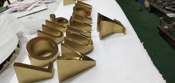 Buy cheap IP67 Fabricated Stainless Steel Letters Mirror polished 41mm 10 Years Lifetime from wholesalers