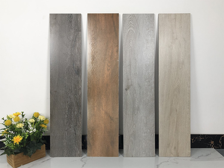 10mm Bedroom Floor Wood Tiles 200 X 900mm CE ISO9001 Certification